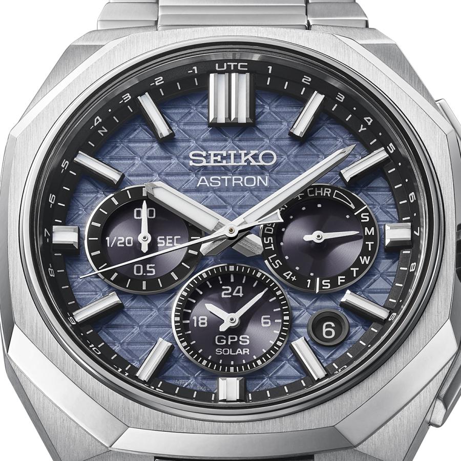 SEIKO ASTRON NEXTER HAB001J GPS Solar Dual-Time Chronograph Blue Titanium Men's Watch Japan Core Shop