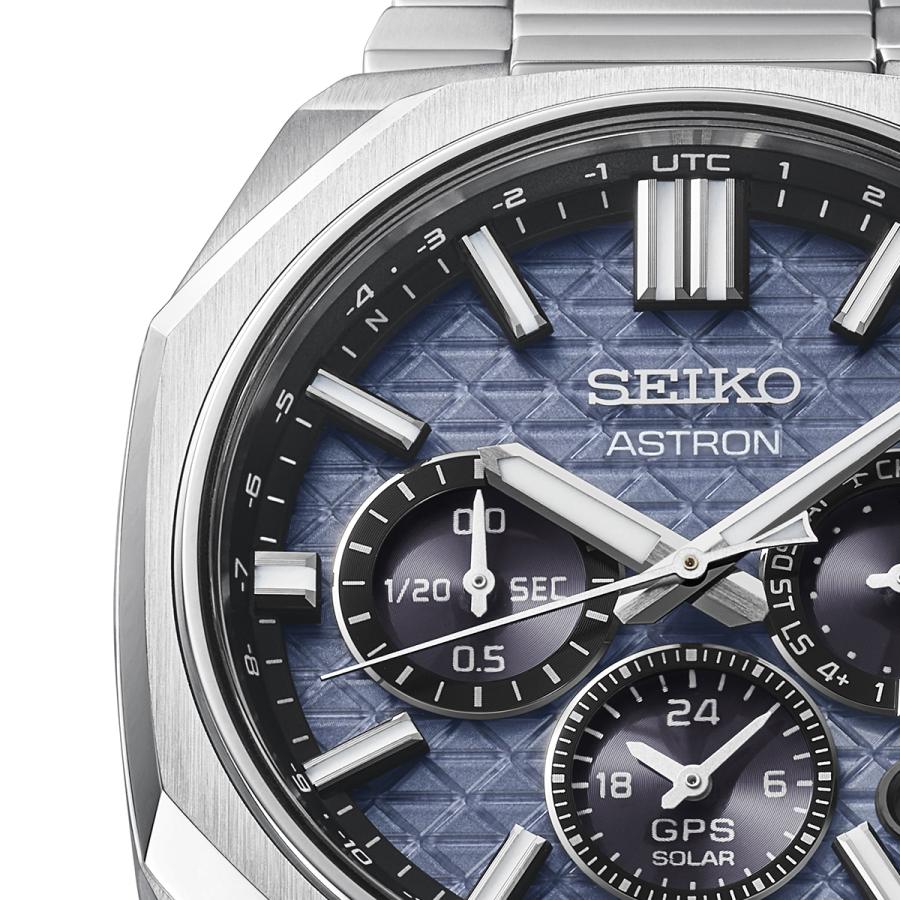 SEIKO ASTRON NEXTER HAB001J GPS Solar Dual-Time Chronograph Blue Titanium Men's Watch Japan Core Shop