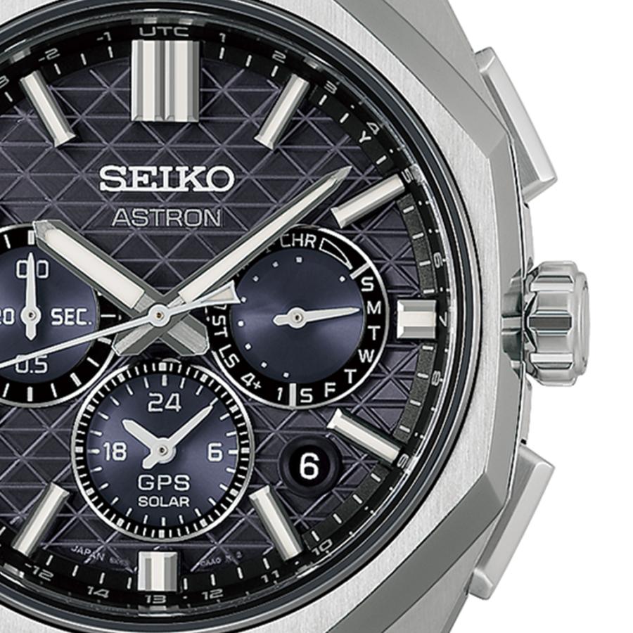 SEIKO ASTRON NEXTER HAB002J GPS Solar Dual-Time Chronograph Black Titanium Men's Watch Japan Core Shop