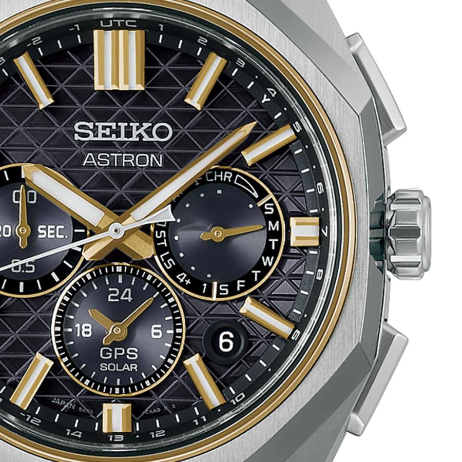 SEIKO ASTRON NEXTER HAB003J GPS Solar Dual-Time Chronograph Black Titanium Silicone Men's Watch Japan Core Shop