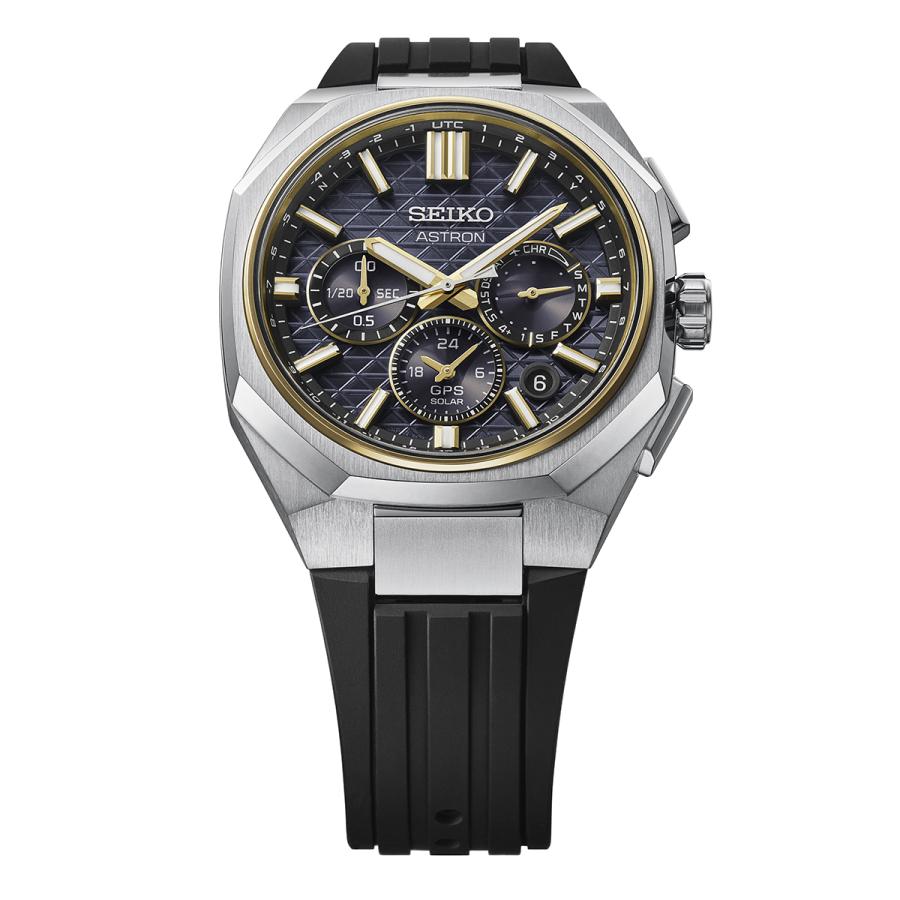 SEIKO ASTRON NEXTER HAB003J GPS Solar Dual-Time Chronograph Black Titanium Silicone Men's Watch Japan Core Shop