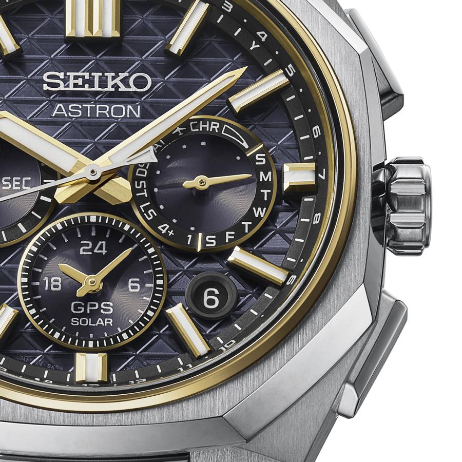 SEIKO ASTRON NEXTER HAB003J GPS Solar Dual-Time Chronograph Black Titanium Silicone Men's Watch Japan Core Shop