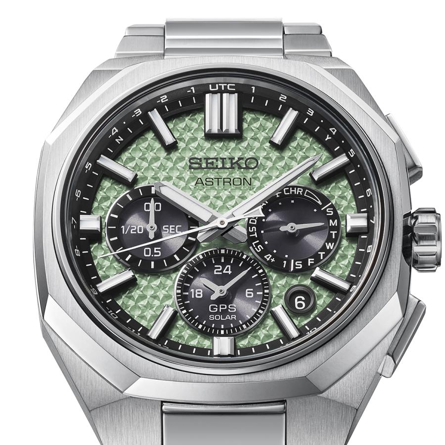SEIKO ASTRON NEXTER HAB005J JDM 2026 Limited Edition GPS Solar Chronograph Crystal Green Men's Watch