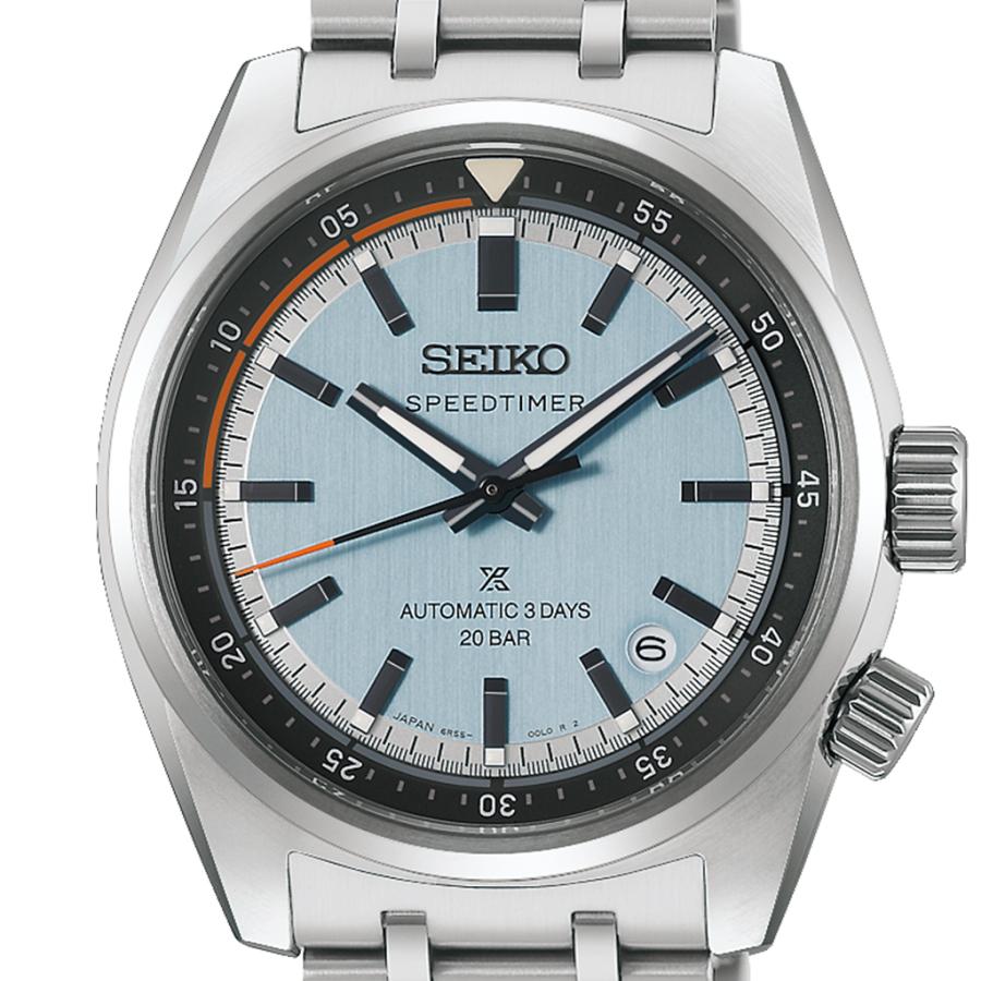 SEIKO Prospex Speedtimer HBC003J Ice Blue Dial Calibre 6R55 Automatic Countdown Timer Men’s Watch
