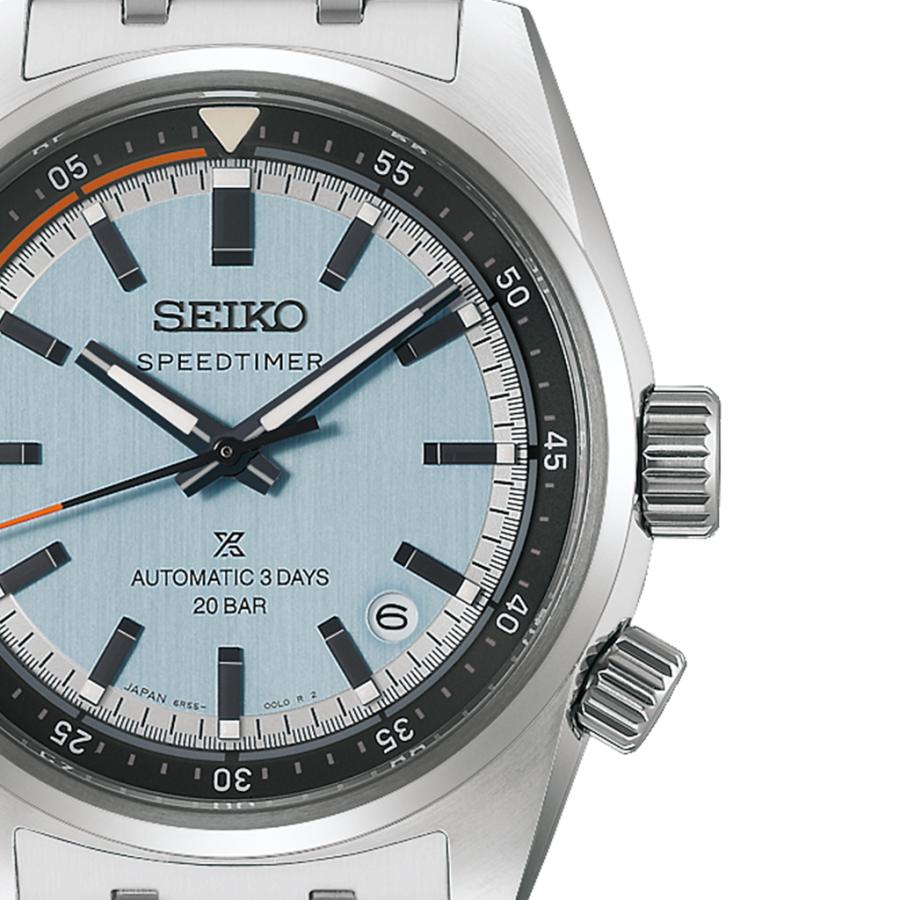 SEIKO Prospex Speedtimer HBC003J Ice Blue Dial Calibre 6R55 Automatic Countdown Timer Men’s Watch