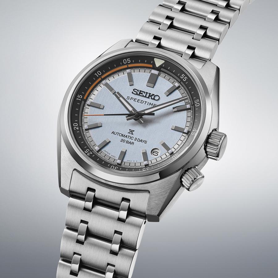 SEIKO Prospex Speedtimer HBC003J Ice Blue Dial Calibre 6R55 Automatic Countdown Timer Men’s Watch