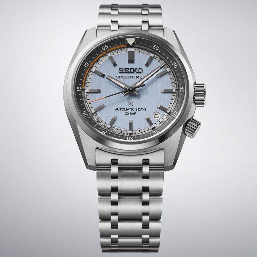 SEIKO Prospex Speedtimer HBC003J Ice Blue Dial Calibre 6R55 Automatic Countdown Timer Men’s Watch