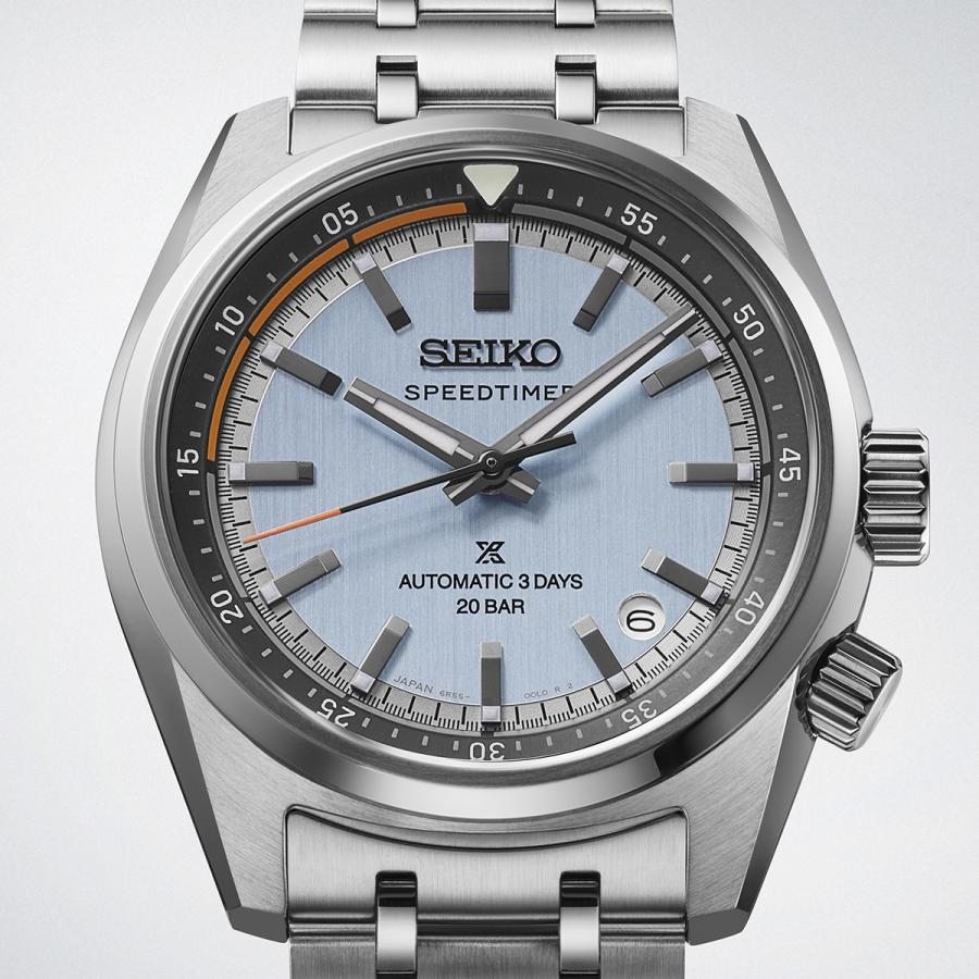 SEIKO Prospex Speedtimer HBC003J Ice Blue Dial Calibre 6R55 Automatic Countdown Timer Men’s Watch
