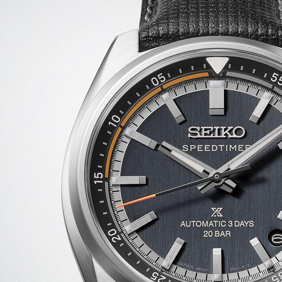 SEIKO Prospex Speedtimer HBC004J Blue-Grey Dial Countdown Inner Ring Calibre 6R55 Automatic Core Shop Men’s Watch