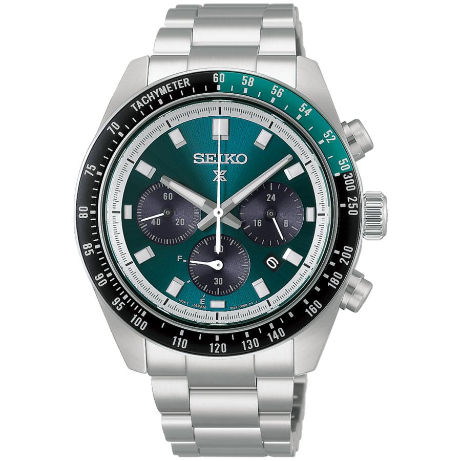 SEIKO Prospex Speedtimer HBJ003P Classic Racing-Inspired Green Dial V192 Solar Chronograph Men’s Watch