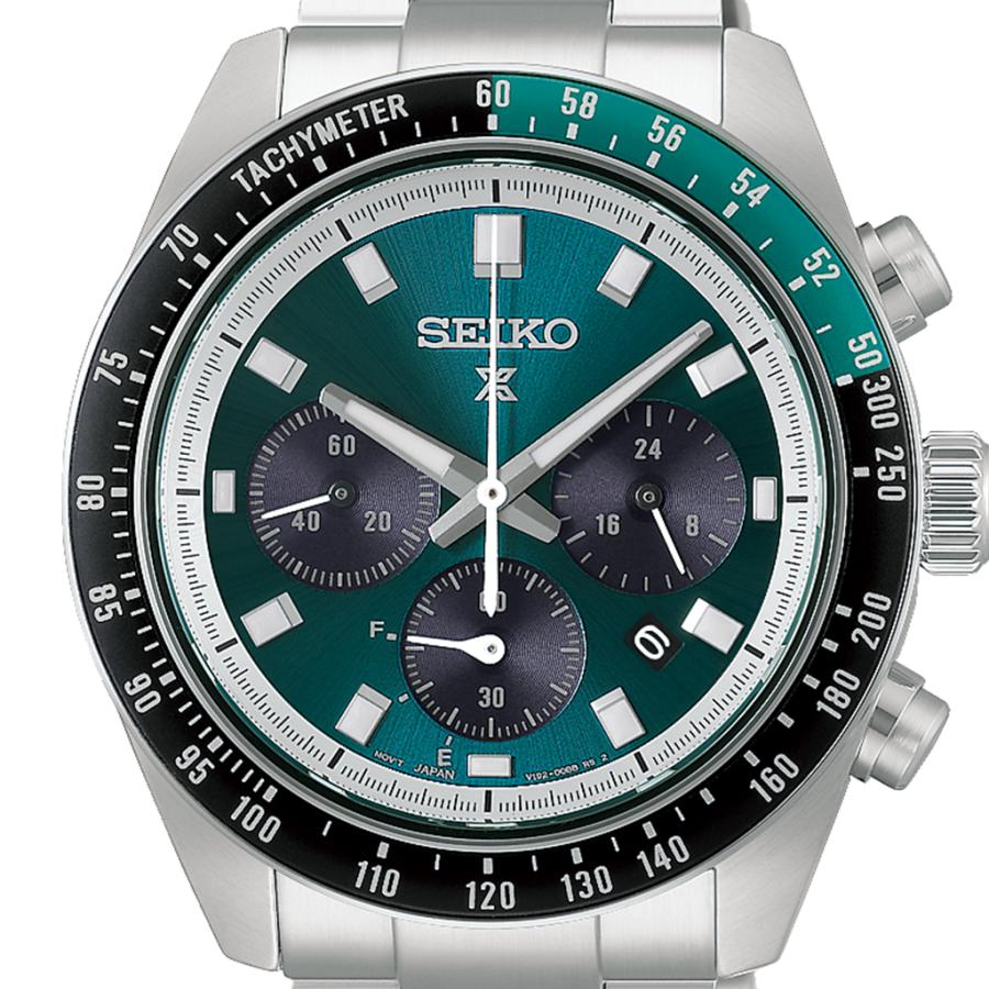 SEIKO Prospex Speedtimer HBJ003P Classic Racing-Inspired Green Dial V192 Solar Chronograph Men’s Watch