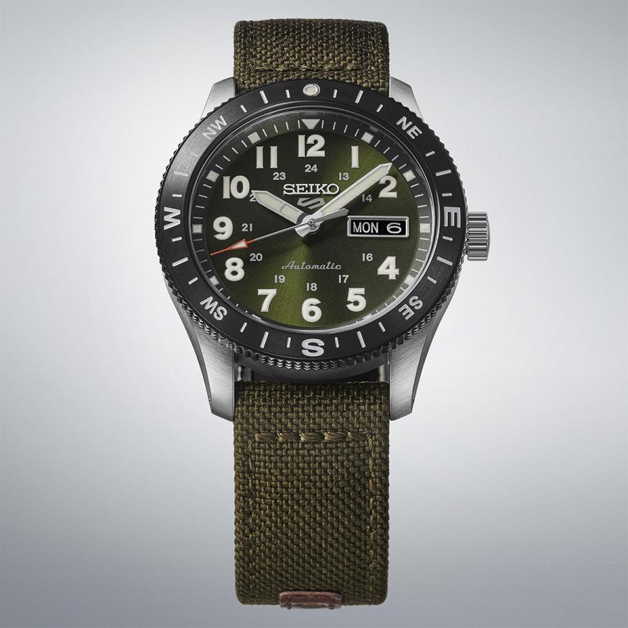 SEIKO 5 SPORTS HDB008J JDM Field Automatic Khaki Green Nylon Japan Made