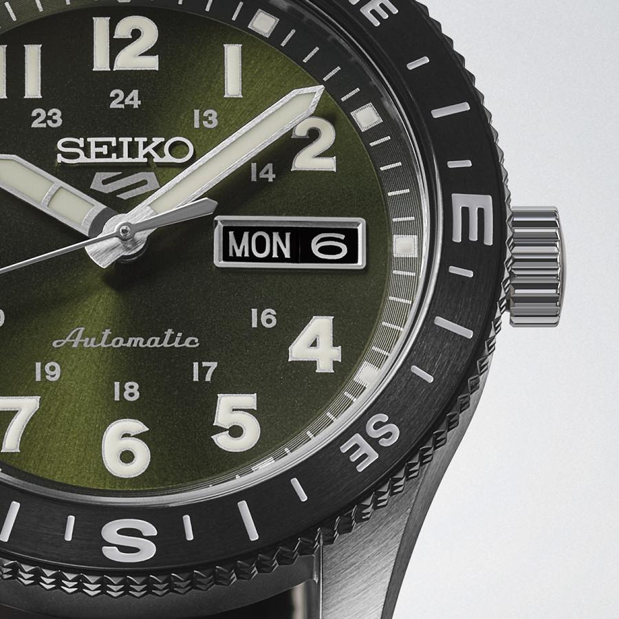 SEIKO 5 SPORTS HDB008J JDM Field Automatic Khaki Green Nylon Japan Made