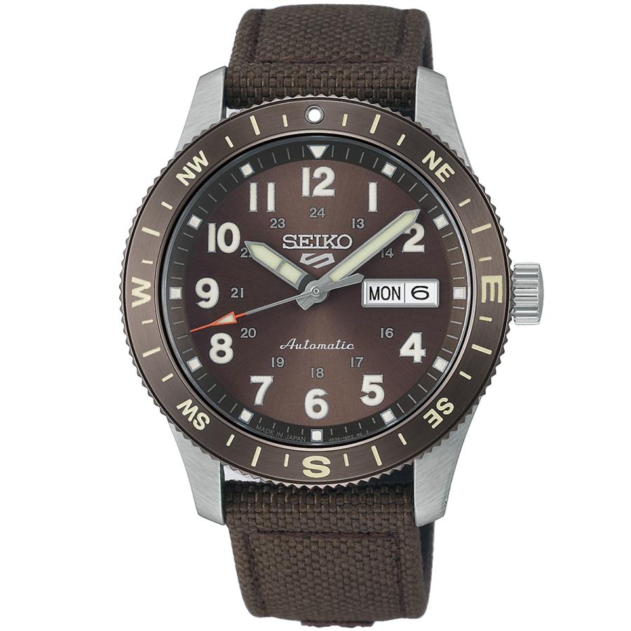 SEIKO 5 SPORTS HDB009J JDM Field Automatic Brown Nylon Japan Made