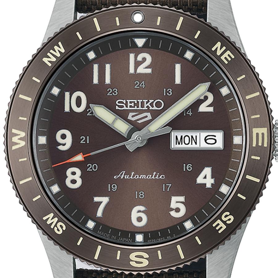 SEIKO 5 SPORTS HDB009J JDM Field Automatic Brown Nylon Japan Made