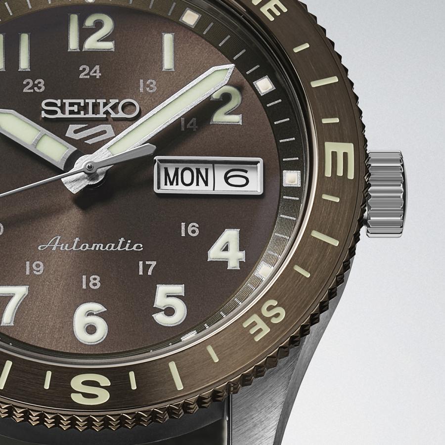 SEIKO 5 SPORTS HDB009J JDM Field Automatic Brown Nylon Japan Made