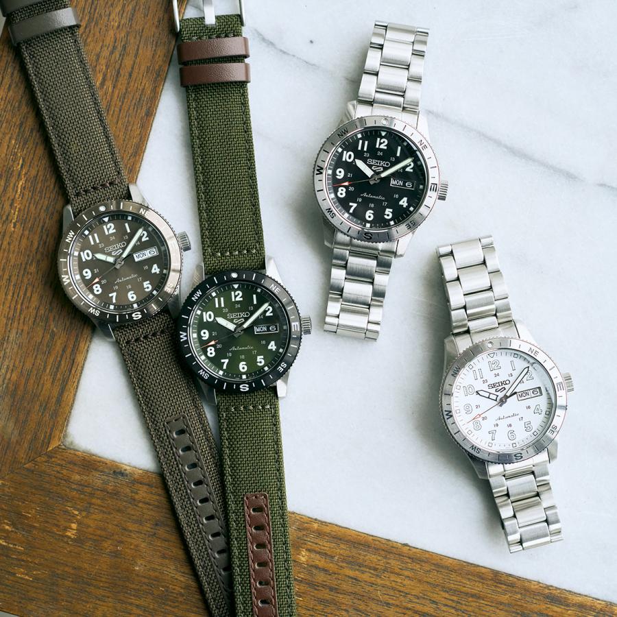 SEIKO 5 SPORTS HDB009J JDM Field Automatic Brown Nylon Japan Made