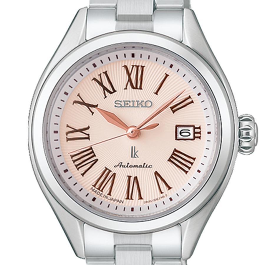 SEIKO LUKIA Grow HEA001J Hypericum Pink Dial Mechanical Automatic Silver Stainless Steel Ladies Watch Japan Made
