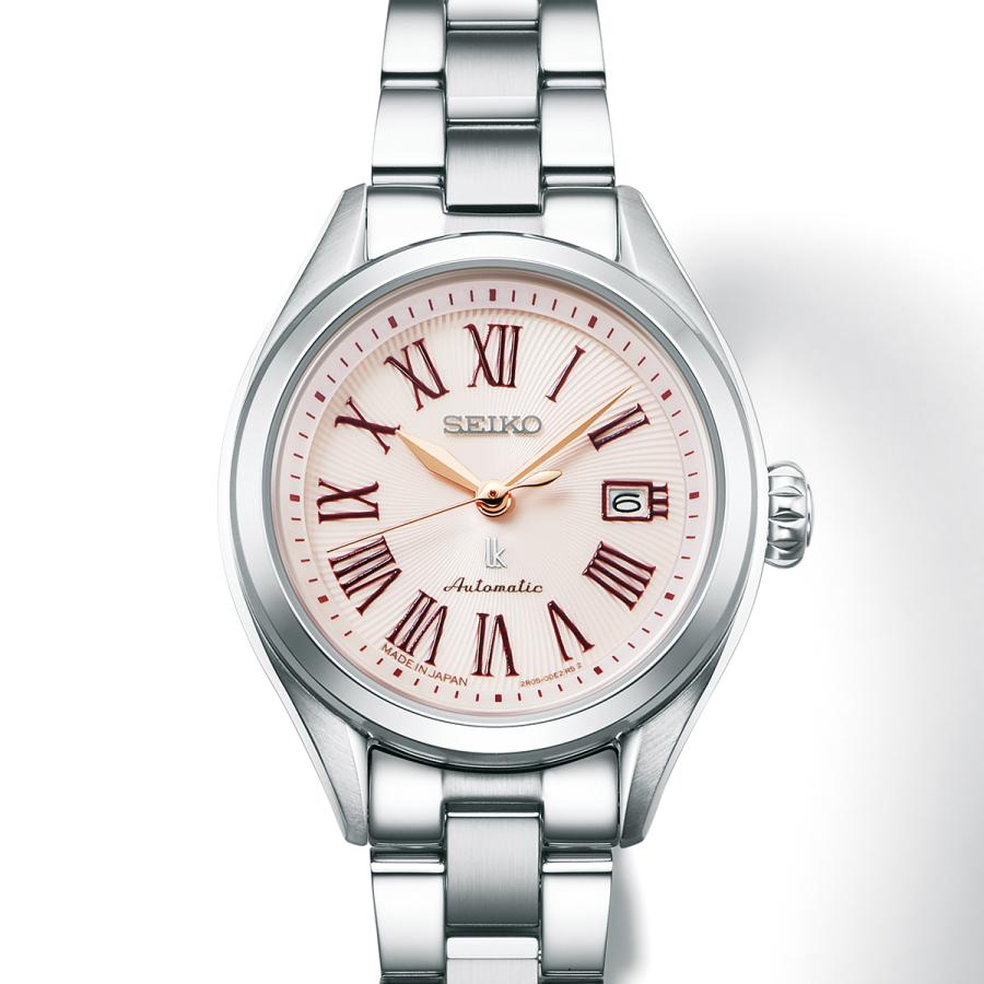 SEIKO LUKIA Grow HEA001J Hypericum Pink Dial Mechanical Automatic Silver Stainless Steel Ladies Watch Japan Made