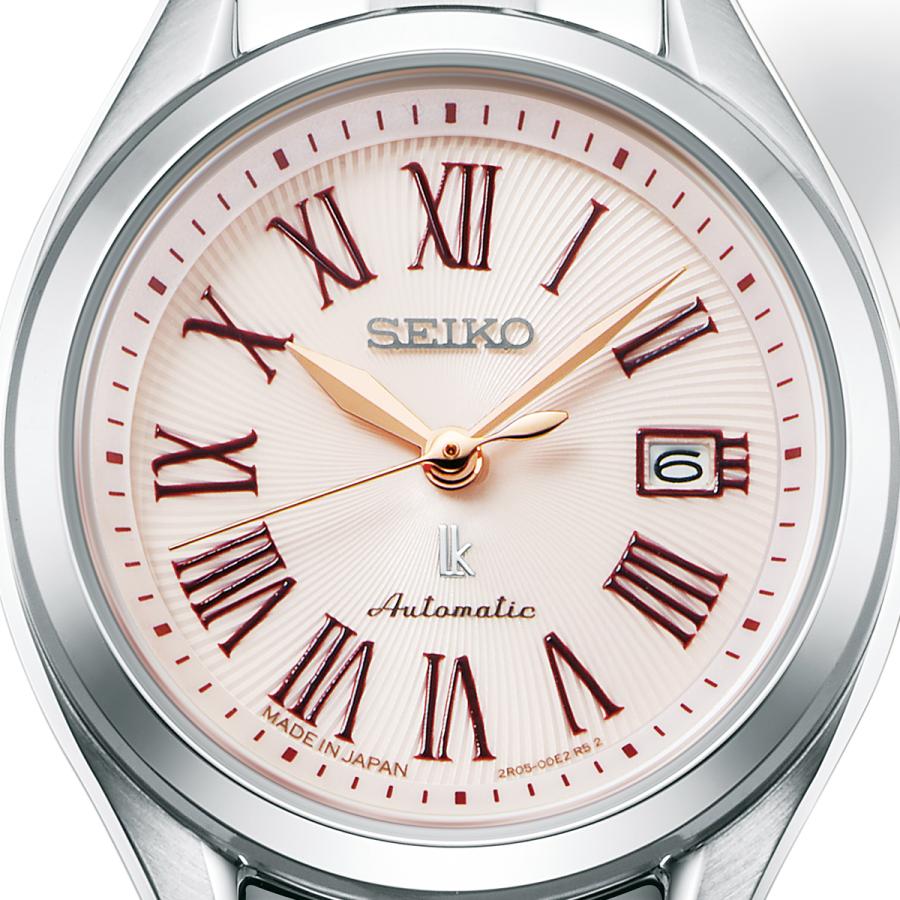 SEIKO LUKIA Grow HEA001J Hypericum Pink Dial Mechanical Automatic Silver Stainless Steel Ladies Watch Japan Made