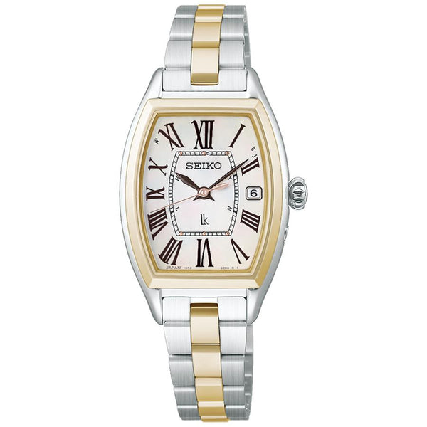 SEIKO LUKIA Grow HEE005J Hypericum Mother-of-Pearl Two-Tone Radio-Cont