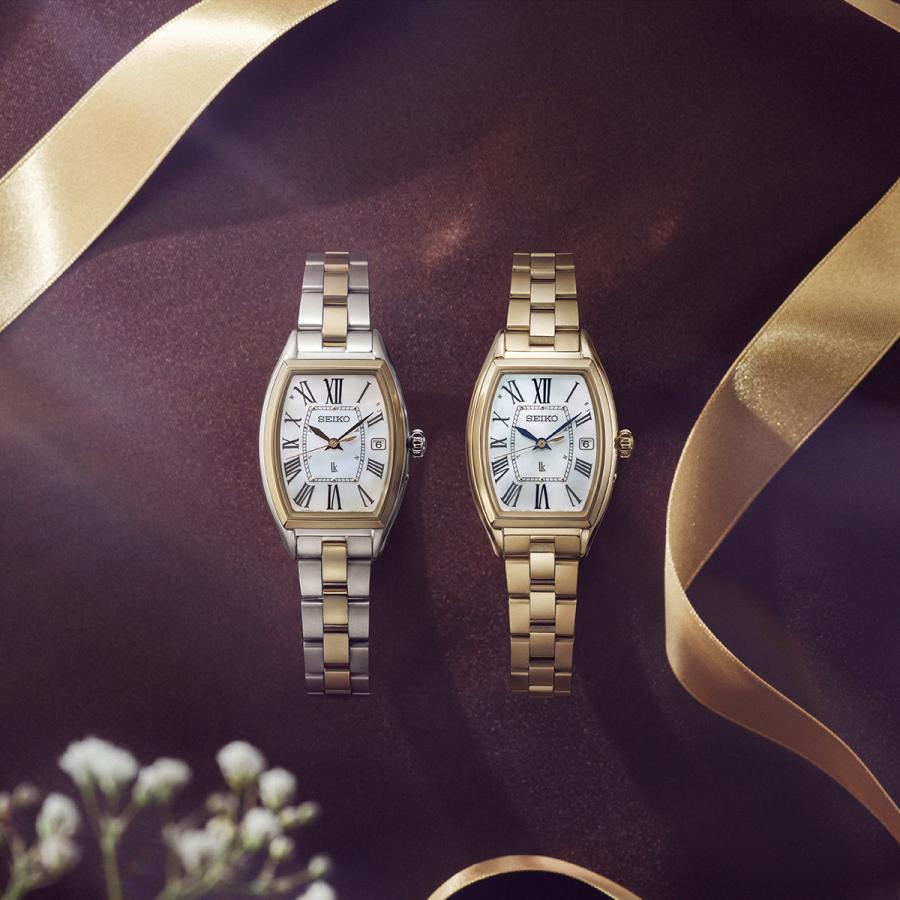 PRE-ORDER SEIKO LUKIA Grow HEE005J Hypericum Mother-of-Pearl Two-Tone Radio-Controlled Solar Women’s Watch