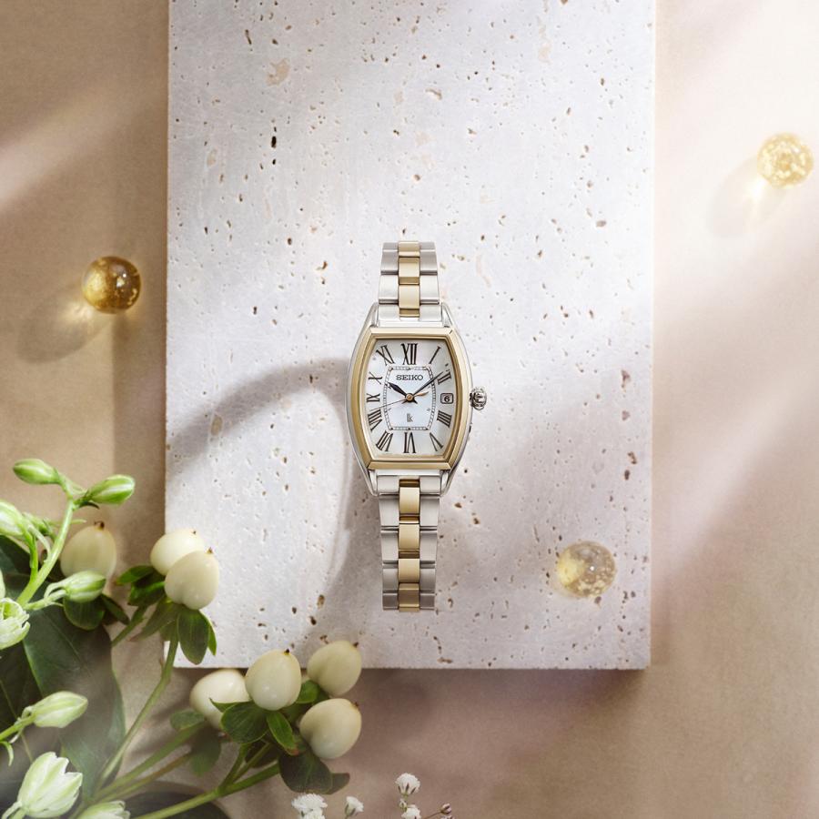 PRE-ORDER SEIKO LUKIA Grow HEE005J Hypericum Mother-of-Pearl Two-Tone Radio-Controlled Solar Women’s Watch