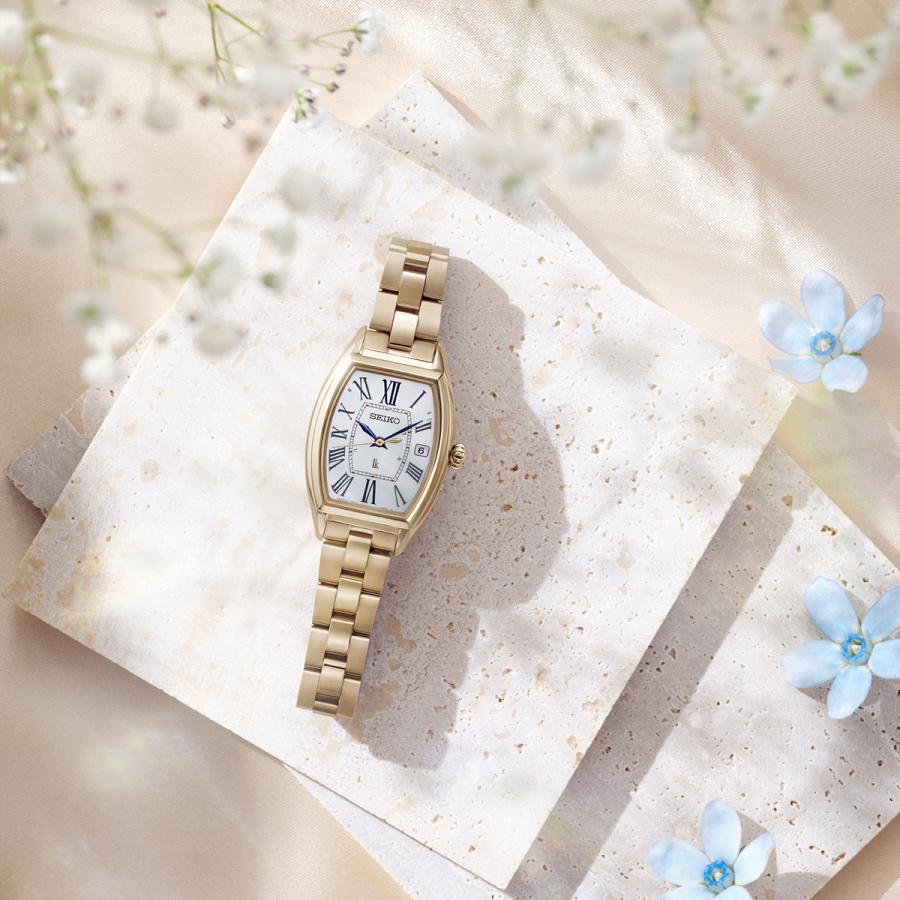 PRE-ORDER – OCTOBER 9 RELEASE – SEIKO LUKIA Grow HEE006J Hypericum Mother-of-Pearl Dial Radio-Controlled Solar Women’s Watch