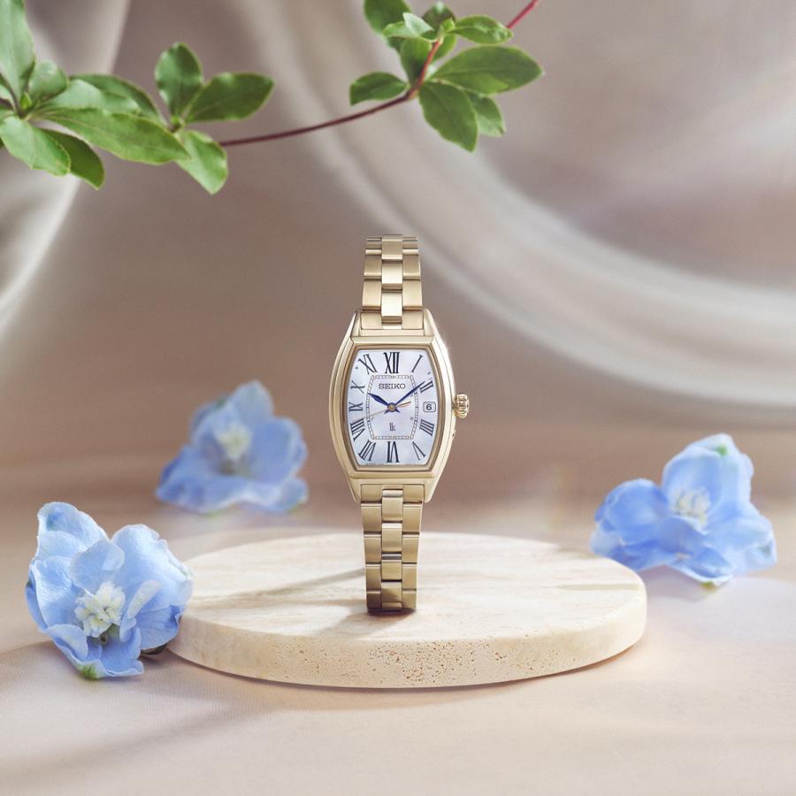 PRE-ORDER – OCTOBER 9 RELEASE – SEIKO LUKIA Grow HEE006J Hypericum Mother-of-Pearl Dial Radio-Controlled Solar Women’s Watch