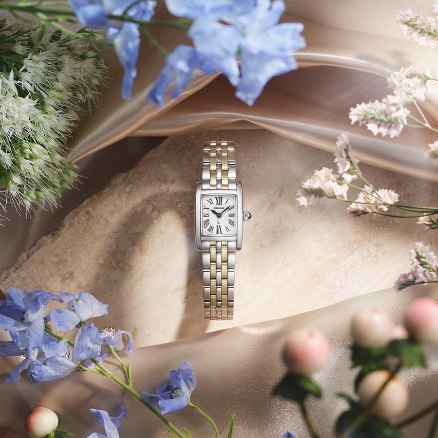 SEIKO LUKIA Grow HEG002J Hypericum Fruition Silver Dial Two-Tone Quartz Women’s Watch