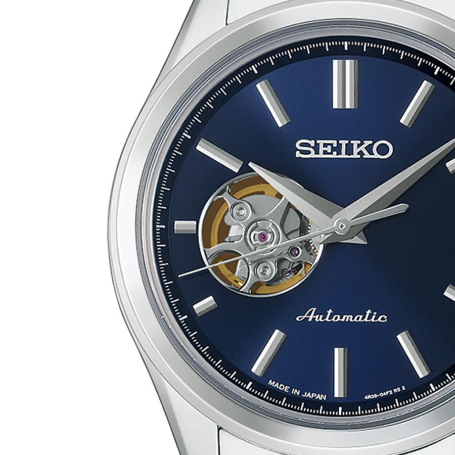 SEIKO SELECTION HFB002J JDM Open Heart Blue Automatic Men's Watch Japan Made