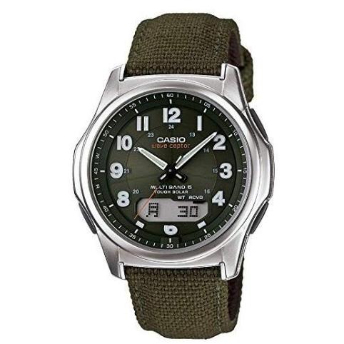 CASIO WAVE CEPTOR WVA-M630B-3AJF Tough Solar Multiband 6 Khaki Strap JDM Men's Watch