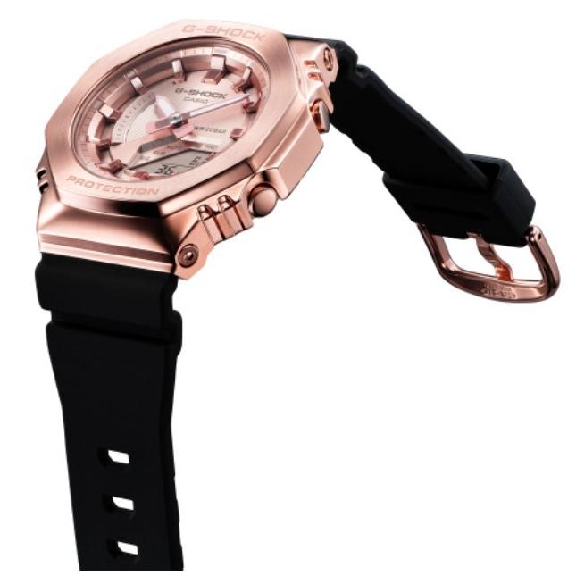 CASIO watch G-SHOCK ladies GM-S2100PG-1A4JF octagonal form pink gold