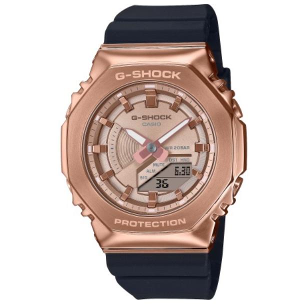 CASIO watch G-SHOCK ladies GM-S2100PG-1A4JF octagonal form pink gold