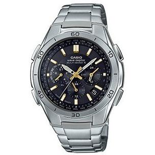 CASIO Wave Ceptor WVQ-M410DE-1A3JF JDM Solar Radio-Controlled Multi-Band 6 Chronograph Metal Band Men's Watch