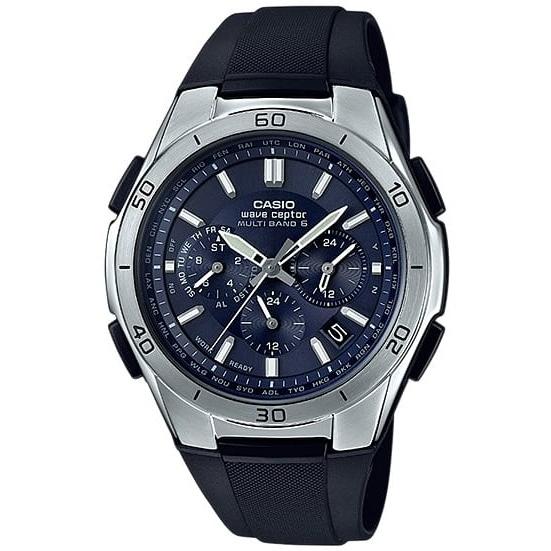 CASIO Wave Ceptor WVQ-M410-2AJF JDM Tough Solar Multiband 6 Chronograph Analog-Digital Men's Watch Navy