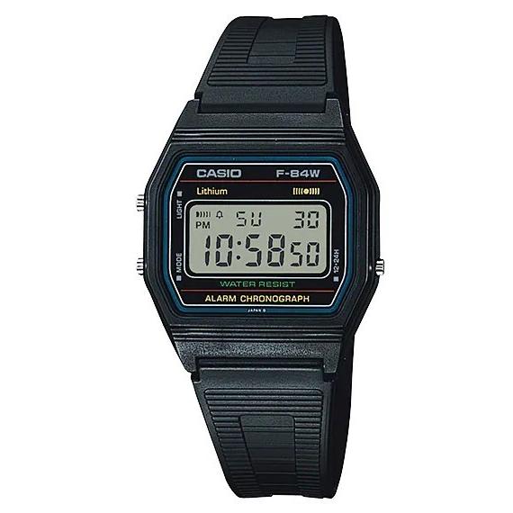 CASIO F-84W-1QJH Men's Standard Waterproof for everyday life Lightweight and thin digital LCD model