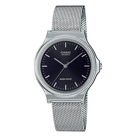 CASIO Collection Standard MQ-24M-1EJH JDM Quartz Analog Stainless Steel Milanese Mesh Band Unisex Watch