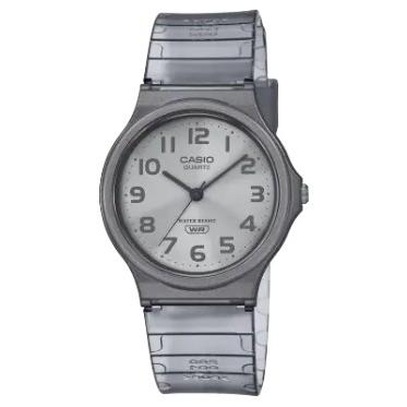 CASIO Collection MQ-24S-8BJF JDM Standard Analog Quartz Skeleton Clear Gray Unisex Watch