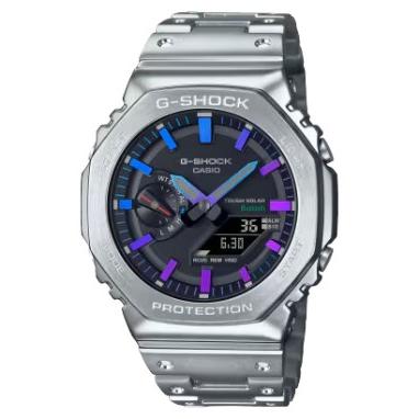 CASIO Casio G-SHOCK Full Metal GM-B2100PC-1AJF Model with rainbow color accents