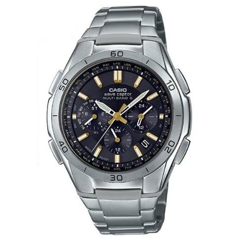 CASIO Wave Ceptor WVQ-M410TD-1A2JF JDM Tough Solar Multiband 6 Radio Chronograph Men's Watch Titanium Band 10 ATM Water Resistant Lightweight
