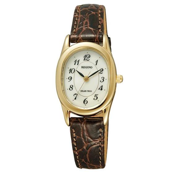 Citizen REGUNO Solar Tech Women's Watch RL26-2091C Solar Battery Leather Strap