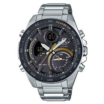CASIO EDIFICE ECB-900YDB-1CJF JDM Bluetooth Smartphone Link Tough Solar Chronograph Men's Watch 10 ATM Water Resistant Stainless Steel