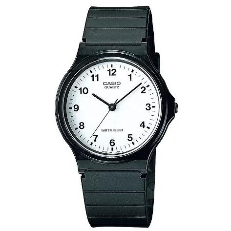 CASIO Collection MQ-24-7BLLJH JDM Standard Analog Quartz Men's Watch Black White Slim
