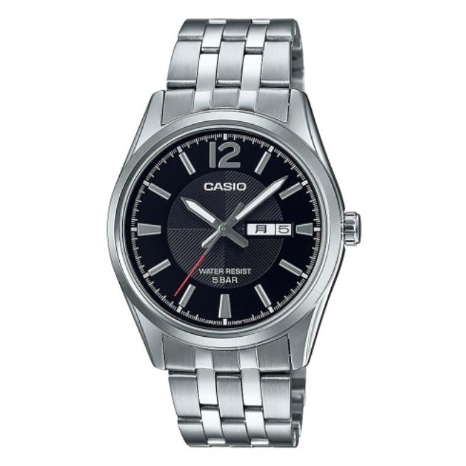 CASIO Collection MTP-1335DJ-1AJF Standard Analog Quartz Men's Watch Stainless Steel Metal Band 5 ATM Water Resistant Date Day Display Japan Model