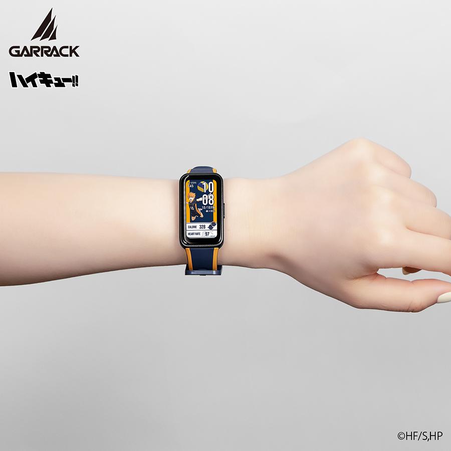 GARRACK HUC-HK-BD10-K Haikyu!! Karasuno High School Smart Watch AMOLED Bluetooth Fitness Tracker Unisex