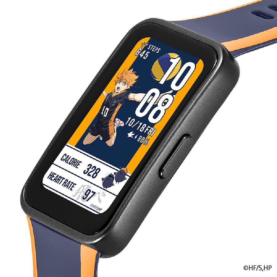 GARRACK HUC-HK-BD10-K Haikyu!! Karasuno High School Smart Watch AMOLED Bluetooth Fitness Tracker Unisex