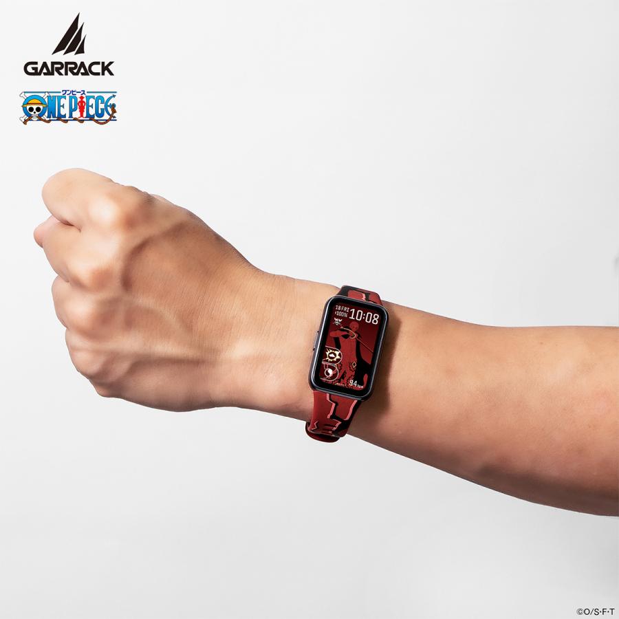 GARRACK HUC-OP-BD11-S ONE PIECE Shanks JDM AMOLED Bluetooth Smart Watch Red