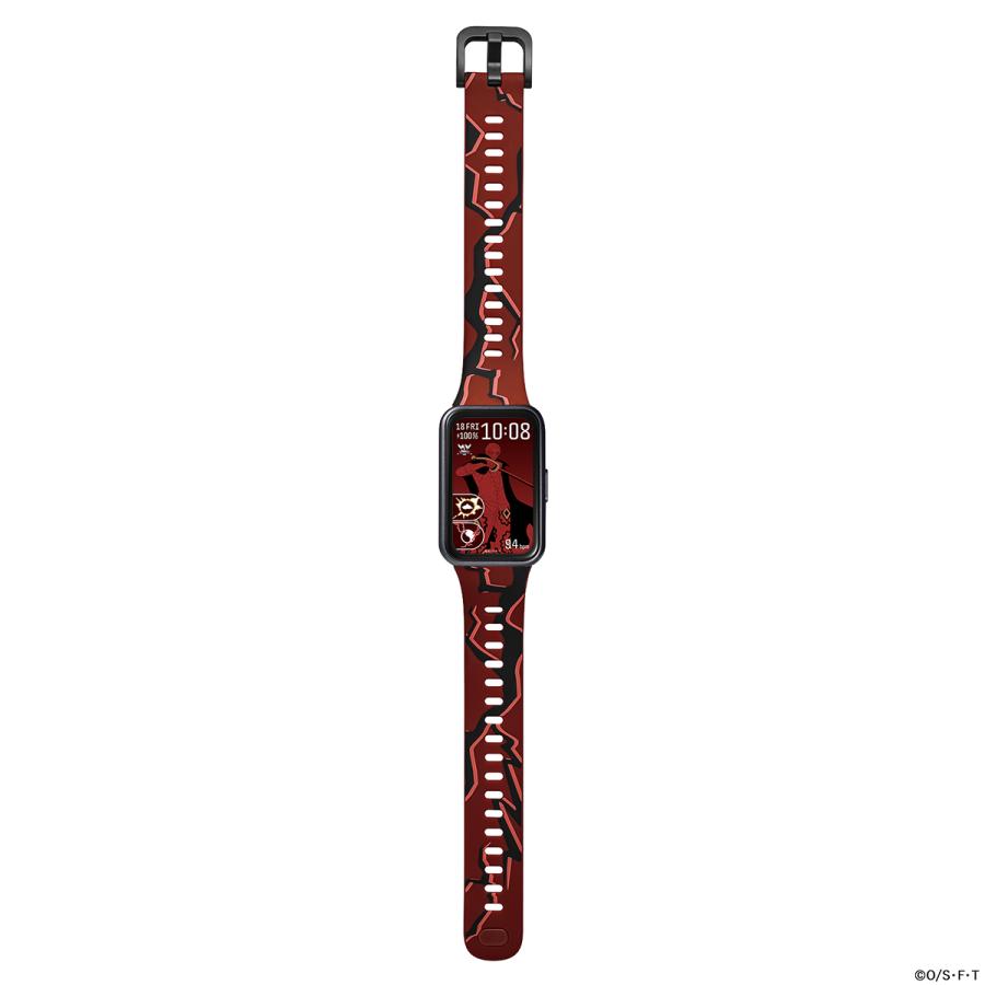 GARRACK HUC-OP-BD11-S ONE PIECE Shanks JDM AMOLED Bluetooth Smart Watch Red