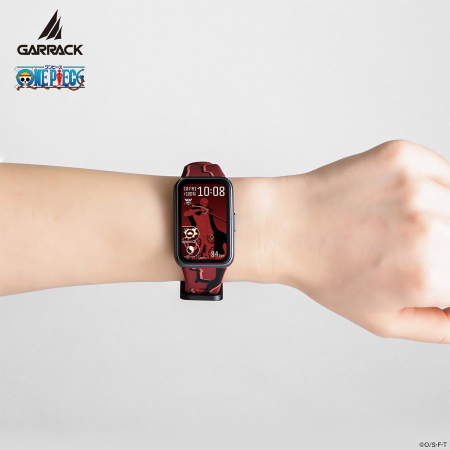 GARRACK HUC-OP-BD11-S ONE PIECE Shanks JDM AMOLED Bluetooth Smart Watch Red